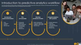 Introduction To Predictive Analytics Workflow Prospective Analysis Ppt Graphics