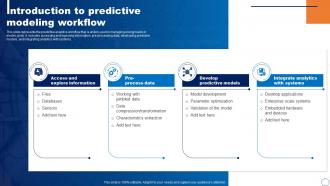Introduction To Predictive Modeling Workflow Ppt Powerpoint Presentation Outline Introduction
