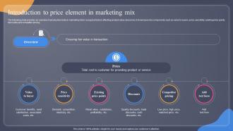Introduction To Price Element In Marketing Mix Guide For Situation Analysis To Develop MKT SS V