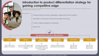 Introduction To Product Differentiation Setting Strategic Vision For Product Offerings Strategy SS V