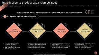 Introduction To Product Strategic Plan For Company Growth Strategy SS V