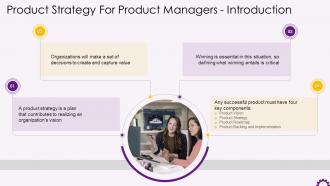 Introduction To Product Strategy For Product Managers Training Ppt