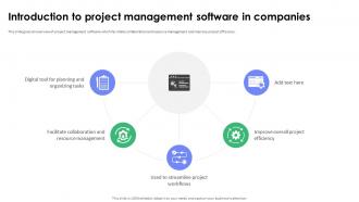 Introduction To Project Management Software In Companies