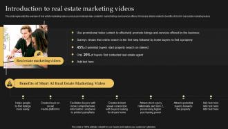 Introduction To Real Estate Marketing Videos Synthesia AI Text To Video AI SS V