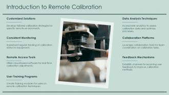 Introduction To Remote Calibration PPT Sample ST AI SS