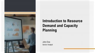 Introduction To Resource Demand And Capacity Planning PPT Guidelines AT