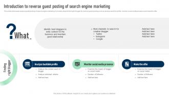 Introduction To Reverse Guest Posting Of Search Engine Search Engine Marketing To Create New Qualified MKT SS V