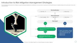 Introduction To Risk Mitigation Management Strategies