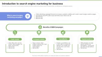 Introduction To Search Engine Marketing For Business Strategies To Ramp Strategy SS V