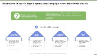 Introduction To Search Engine Optimization Campaign To Increase Strategies To Ramp Strategy SS V