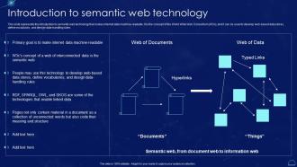Introduction To Semantic Web Technology Semantic Web It Ppt Powerpoint Presentation Layouts Show