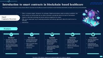Introduction To Smart Contracts In Blockchain Based Transforming Healthcare BCT SS