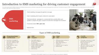 Introduction To SMS Marketing For Driving Customer Engagement SMS Marketing Guide To Enhance