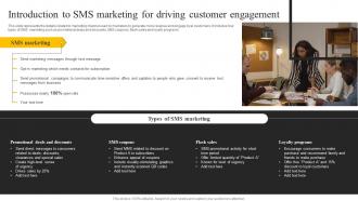 Introduction To Sms Marketing For Driving Customer Sms Marketing Services For Boosting MKT SS V Introduction To Sms Marketing For Driving Customer Sms Marketing Services For Boosting MKT CD V