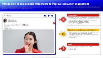 Introduction To Social Media Influencers To Improve Consumer Social Media Influencer Strategy SS V
