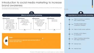 Introduction To Social Media Marketing Implementing A Range Techniques To Growth Strategy SS V