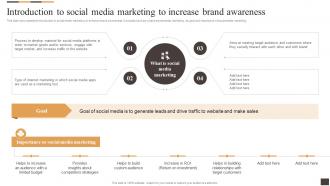 Introduction To Social Media Marketing To Increase Brand Applying Multiple Marketing Strategy SS V