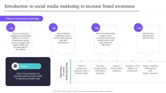 Introduction To Social Media Marketing To Increase Deploying A Variety Of Marketing Strategy SS V
