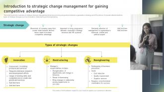 Introduction To Strategic Change Management Change Administration Training