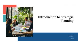 Introduction To Strategic Planning PPT Designs AT