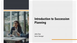 Introduction To Succession Planning PPT Example AT
