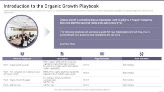 Introduction To The Organic Growth Playbook Ppt Infographics Good
