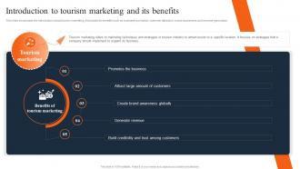 Introduction To Tourism Marketing And Its Benefits Travel And Tourism Marketing Strategies MKT SS V