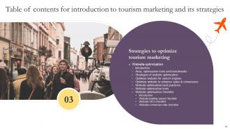 Introduction To Tourism Marketing And Its Strategies Powerpoint Presentation Slides MKT CD V Editable Customizable