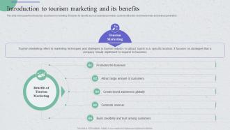 Introduction To Tourism Marketing Guide For Implementing Strategies To Enhance Tourism