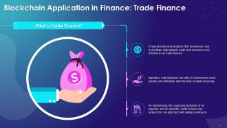 Introduction To Trade Finance And Its Importance Training Ppt