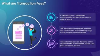 Introduction To Transaction Fees In Cryptocurrency Training Ppt