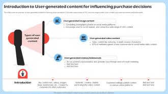 Introduction To User Generated Harnessing The Power Of Interactive Marketing Mkt SS V