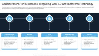 Introduction To Web 3 0 Era Considerations For Businesses Integrating Web 3 0 BCT SS