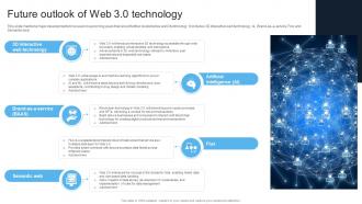 Introduction To Web 3 0 Era Future Outlook Of Web 3 0 Technology BCT SS
