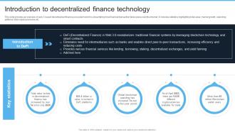 Introduction To Web 3 0 Era Introduction To Decentralized Finance Technology BCT SS