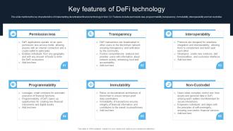 Introduction To Web 3 0 Era Key Features Of Defi Technology BCT SS