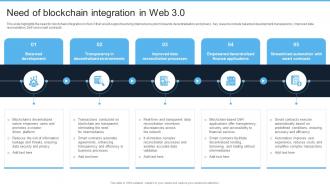 Introduction To Web 3 0 Era Need Of Blockchain Integration In Web 3 0 BCT SS