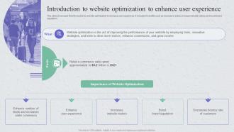 Introduction To Website Optimization Guide For Implementing Strategies To Enhance Tourism