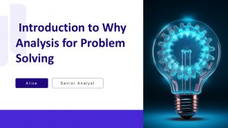 Introduction To Why Analysis For Problem Solving PPT Template AT Introduction To Why Analysis For Problem Solving PPT Template AT