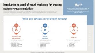 Introduction To Word Of Mouth Marketing Incorporating Influencer Marketing In WOM Marketing MKT SS V