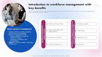 Introduction To Workforce Management Delivering ICT Services For Enhanced Business Strategy SS V