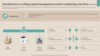 Introduction To Working Capital Management Optimizing Functional Level Strategy SS V