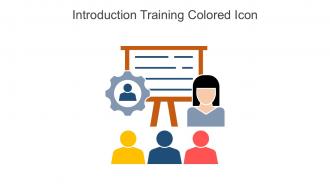 Introduction Training Colored Icon In Powerpoint Pptx Png And Editable Eps Format