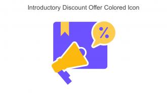Introductory Discount Offer Colored Icon In Powerpoint Pptx Png And Editable Eps Format