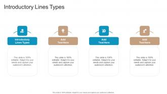 Introductory Lines Types In Powerpoint And Google Slides Cpb