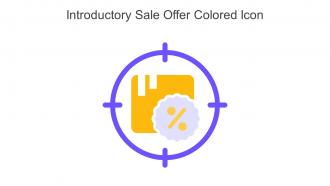 Introductory Sale Offer Colored Icon In Powerpoint Pptx Png And Editable Eps Format