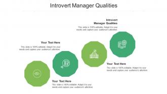 Introvert manager qualities ppt powerpoint presentation infographic template deck cpb