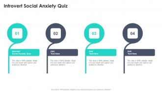 Introvert Social Anxiety Quiz In Powerpoint And Google Slides Cpb