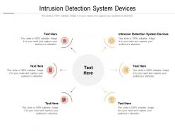 Intrusion detection system devices ppt powerpoint presentation outline format cpb