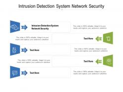 Intrusion detection system network security ppt powerpoint presentation portfolio model cpb